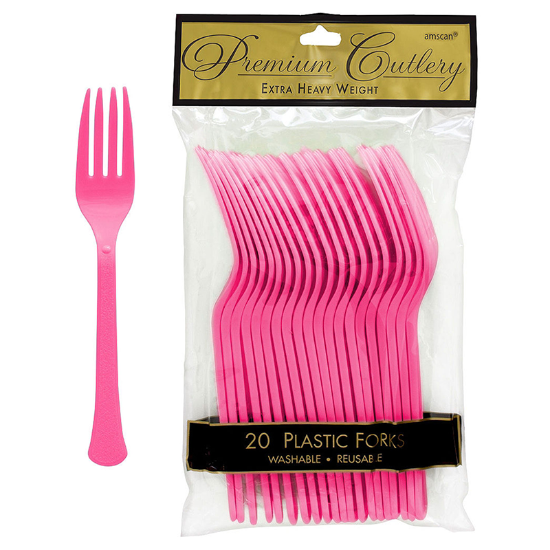 Tenedores Magenta C/20