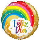 Globo 18" Feliz Dia Arcoiris C/1