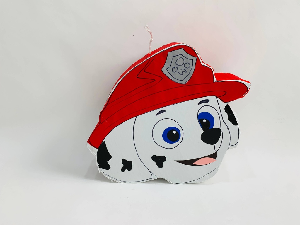 Piñata Tambor Perro Bombero C/1