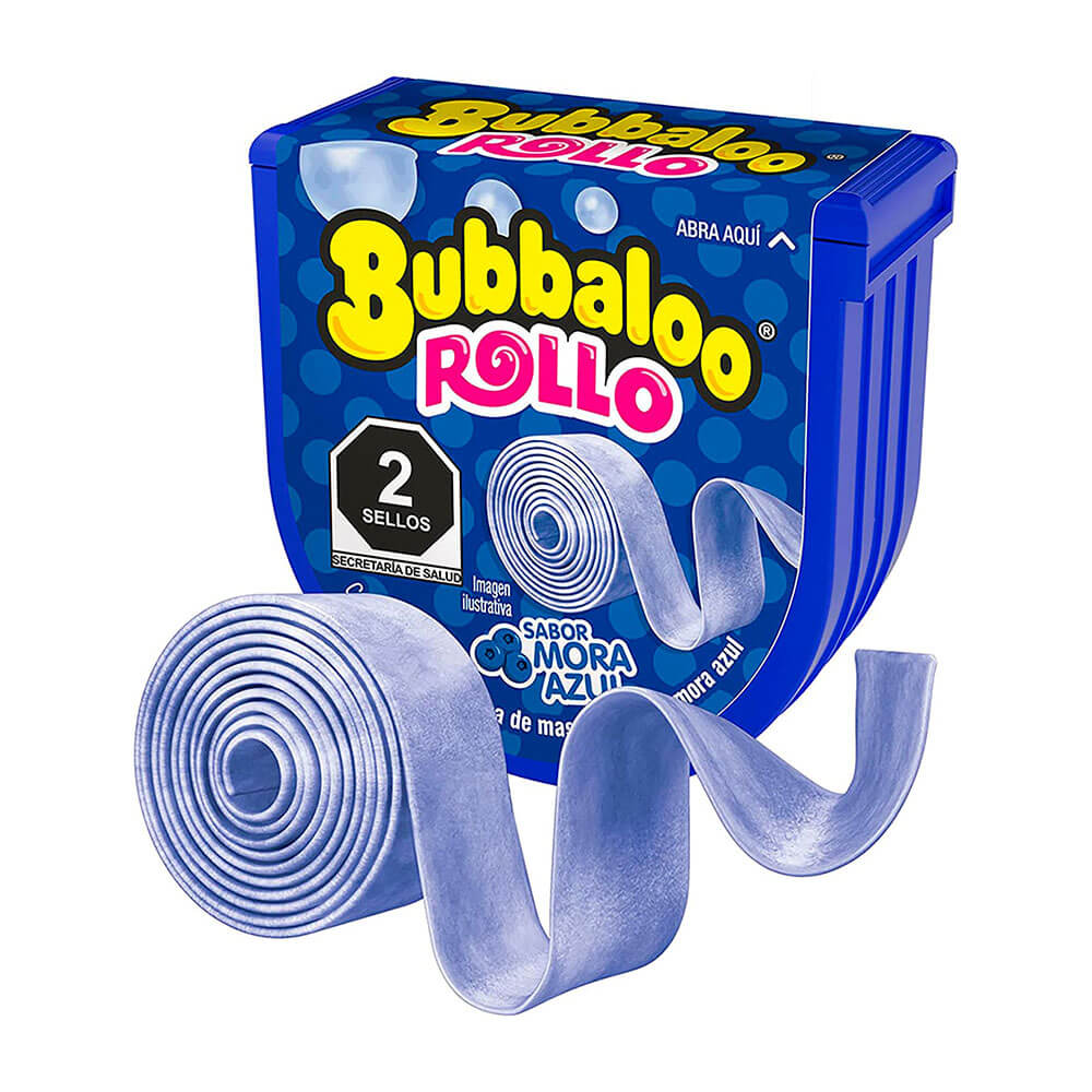 Bubbaloo Rollo Mora Azul 56.7 g