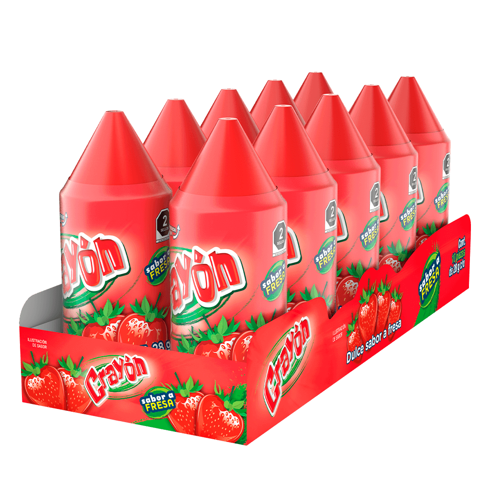 Crayon Fresa C/10