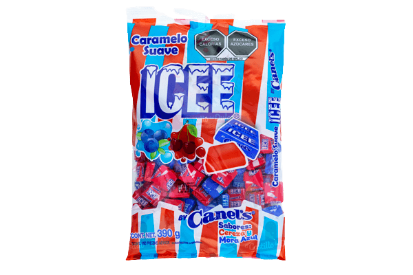 Caramelo Suave Icee Cereza Y Mora C/390 g