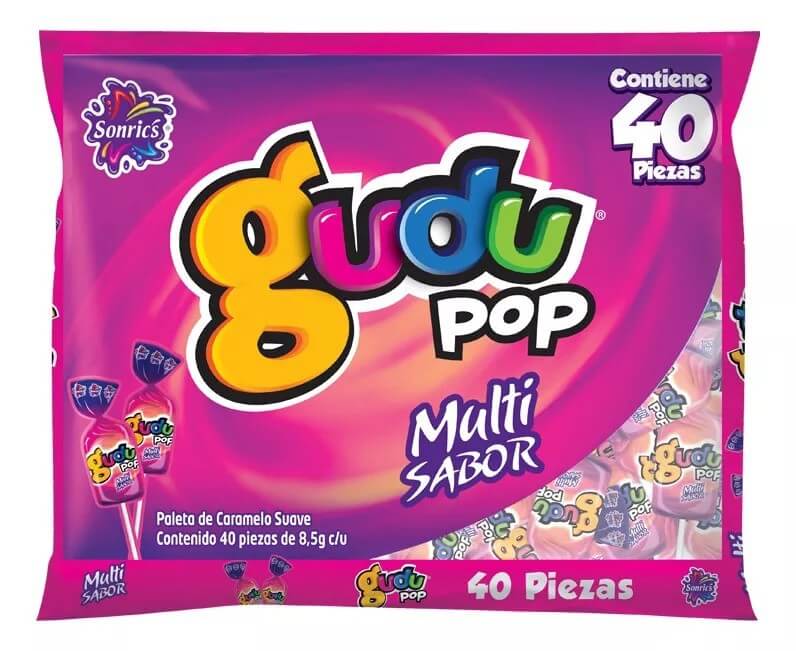 Gudu Pop Multi Sabor C/40