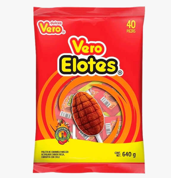 Paleta Vero Elote Con Chile C/40