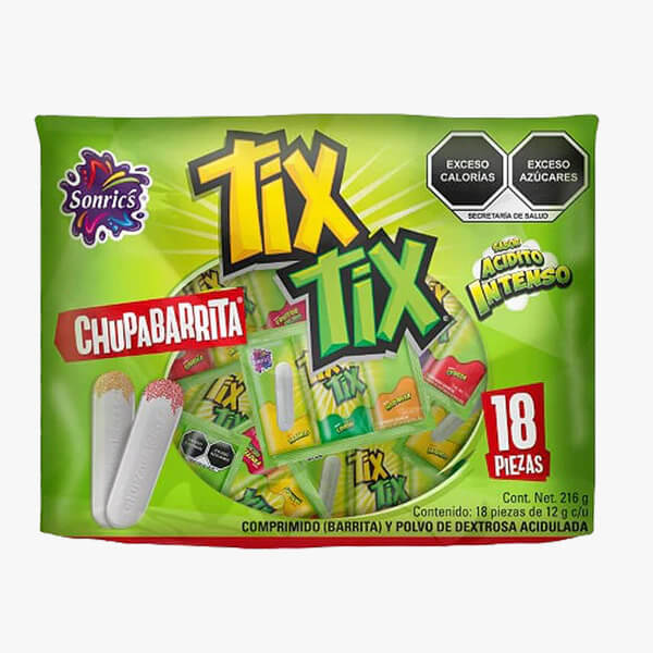 Tix Tix Chupa Barrita C/18