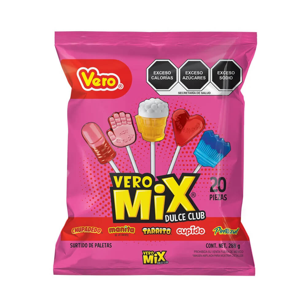 Paletas Vero Mix Dulce C/20
