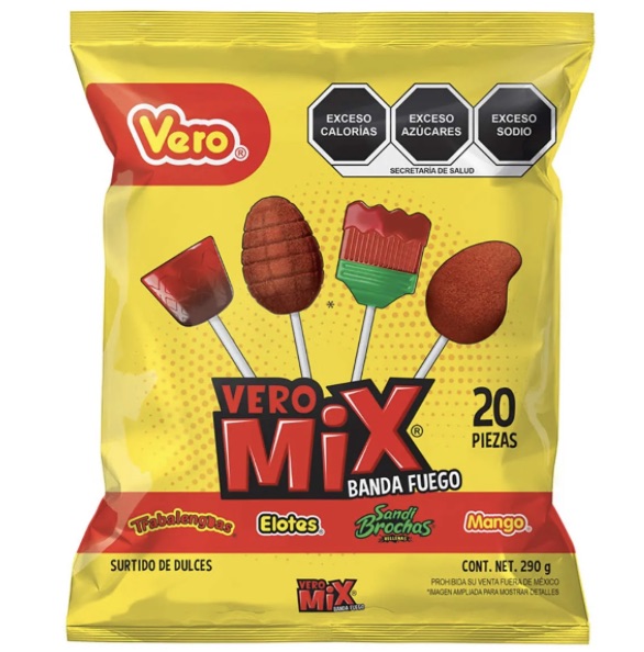 Paleta Vero Mix Fuego C/20