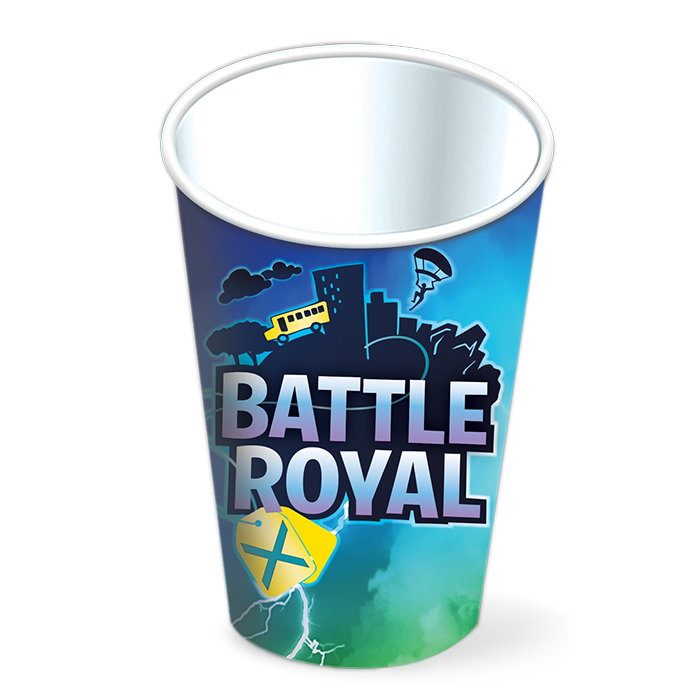 Vaso 9oz Battle Royal / Fornite C/6