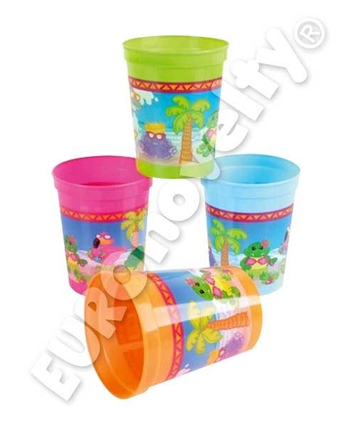 Vaso Neon Hawaiano C/1