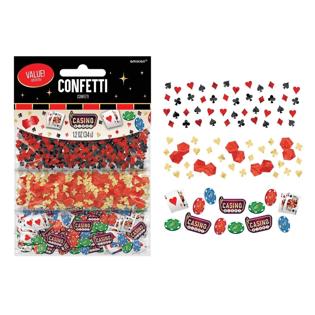 Confetti 3 Pack Casino C/1