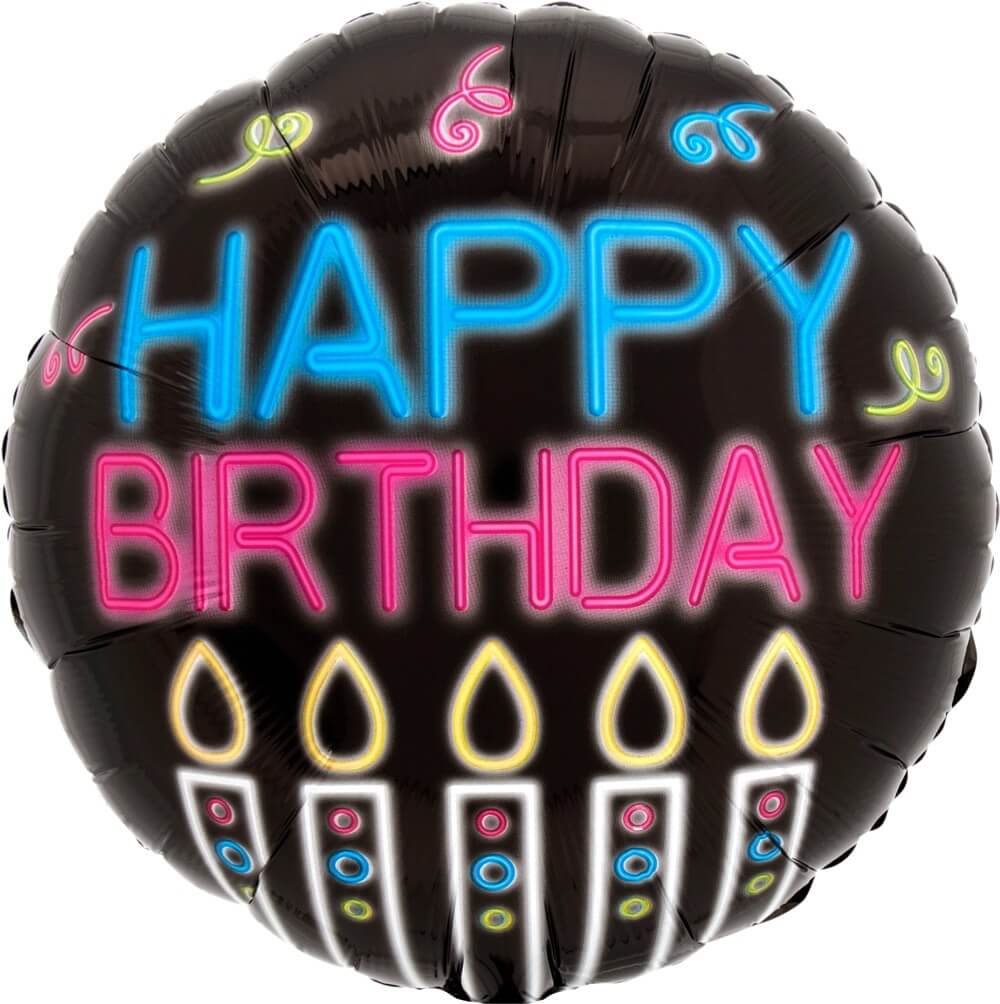 Globo 18" Neon HBD