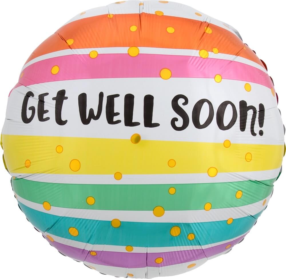 Globo 36" Get Well Stripes C/1