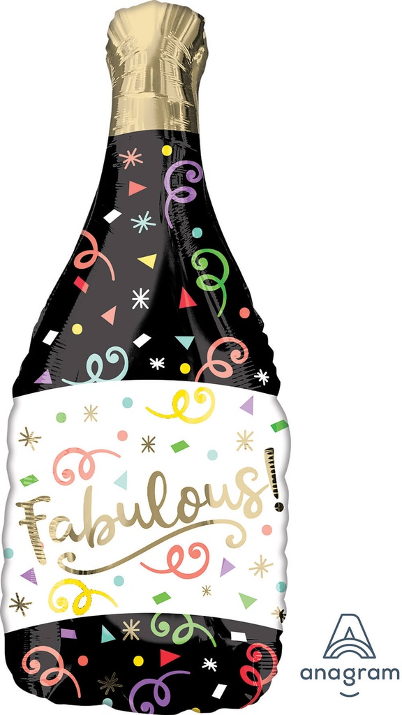 Globo 36" Botella Metalica Fabulous C/1