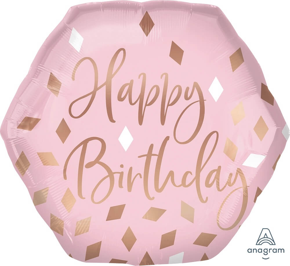 Globo 36" Blush Birthday C/1
