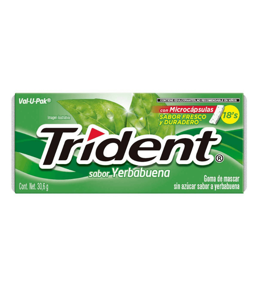 Trident Cartera Yerbabuena