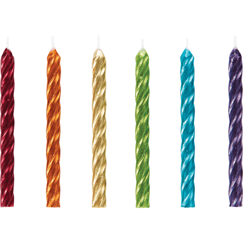 Velas Rainbow Metalic / Chrome C/24