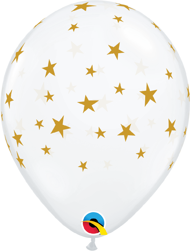 Globo 12" Trans Estrellas C/1