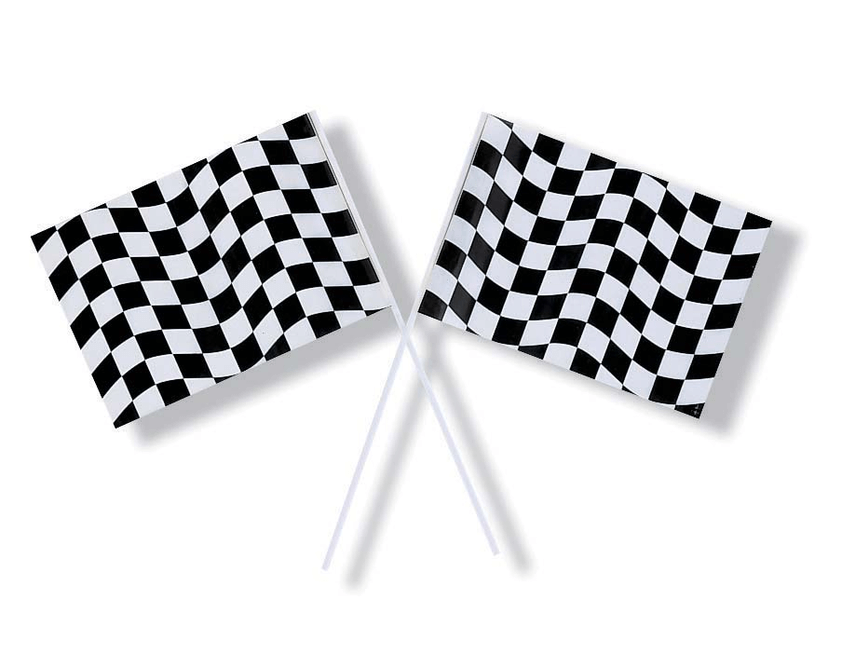 Black and White Check Flag C/1
