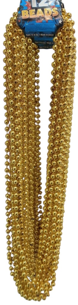 Collar Mardi Gras Dorado C/12