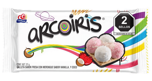 Galleta Mini Arcoiris 37g