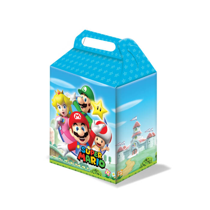 Caja Para Dulces Chica Mario Bros C/6