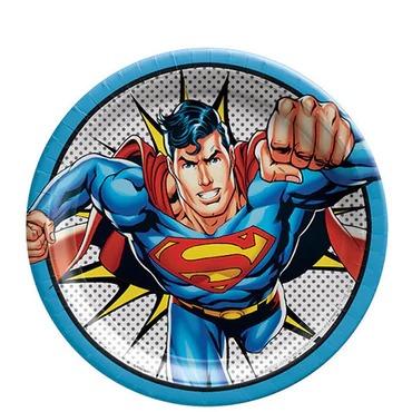 Plato 9" Superman / Justice League C/8