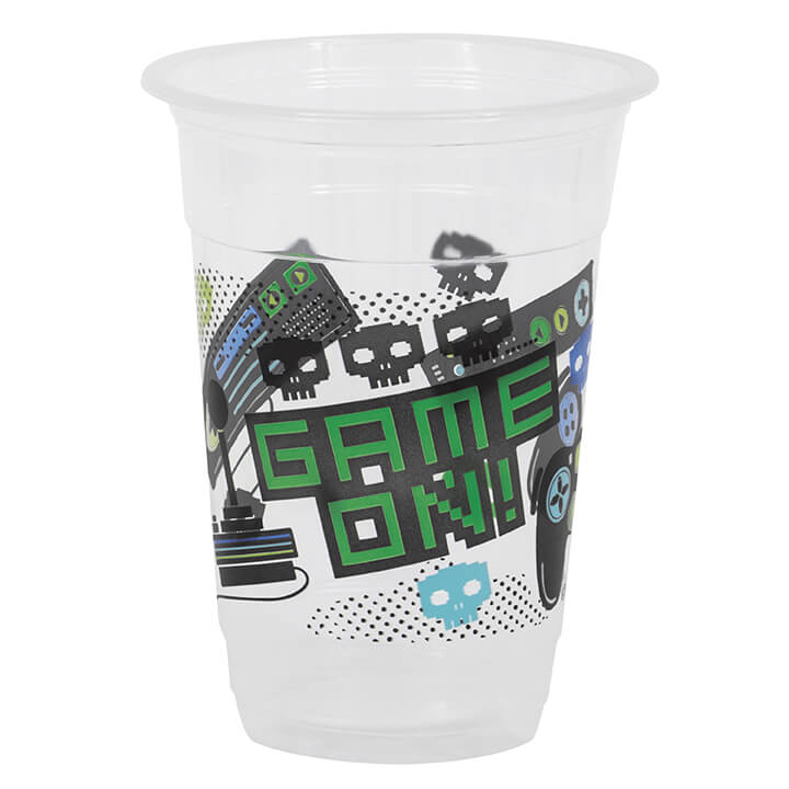 Vaso 16oz Game Birthday C/8