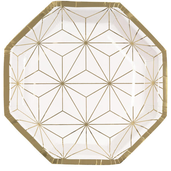 Plato 9" Modern Gold & Purple C/8