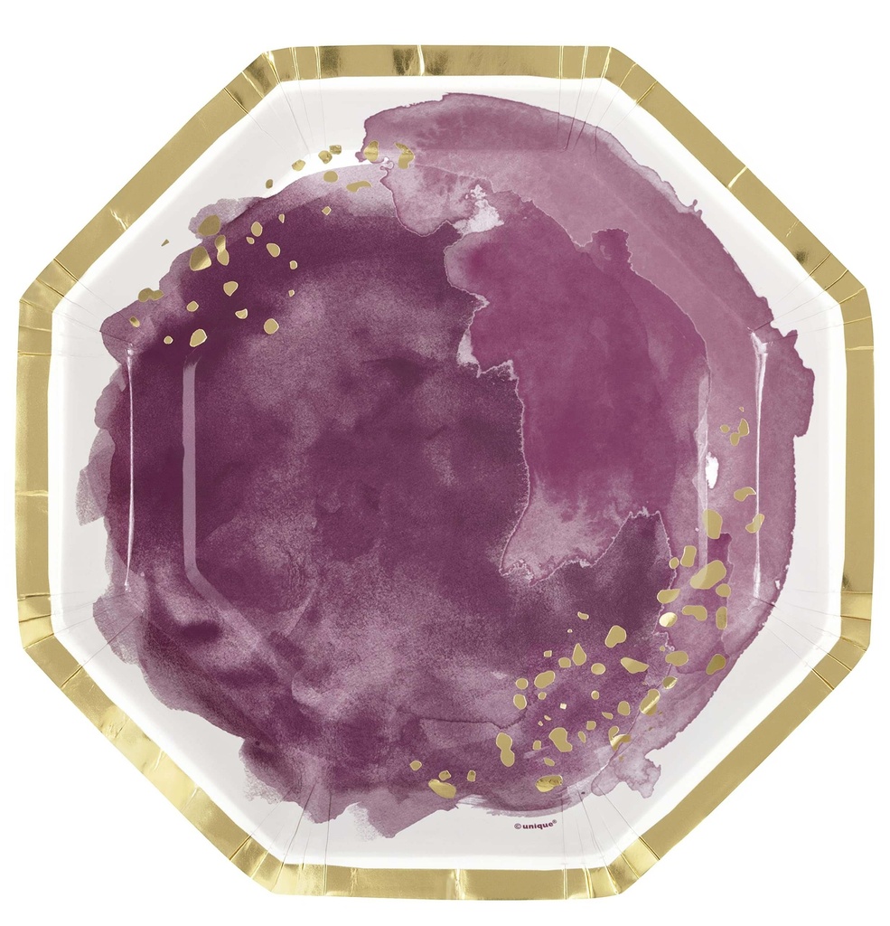 Plato 10" Modern Gold & Purple C/8