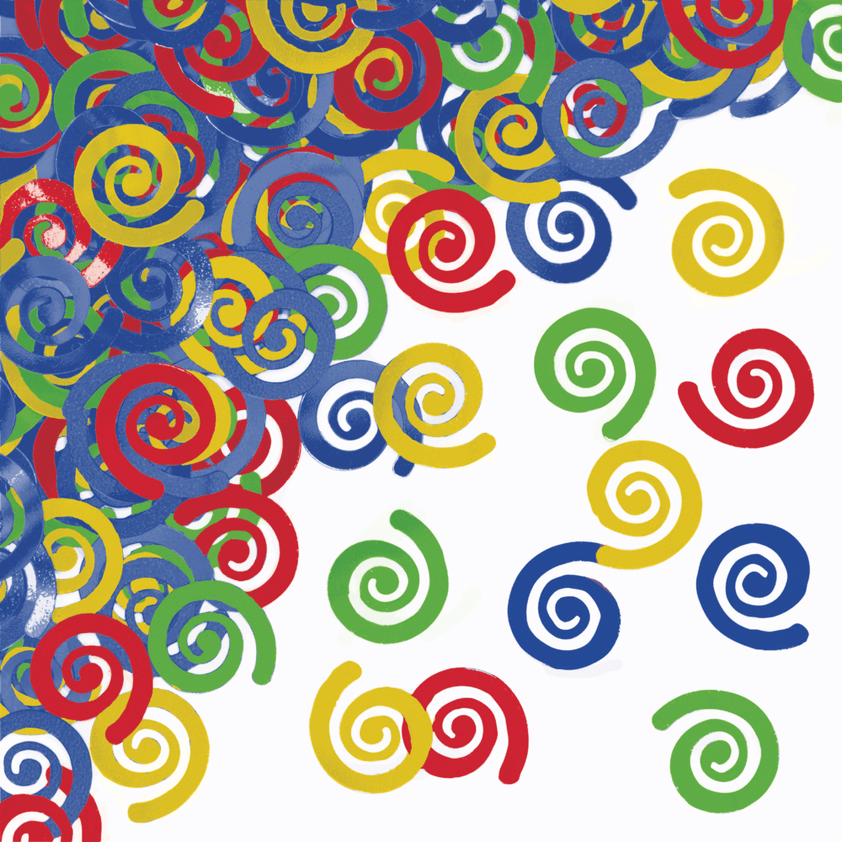 Confeti Swirls Multicolor