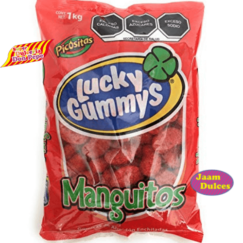 Lucky Gummys Manguitos Con Chile  C/96g