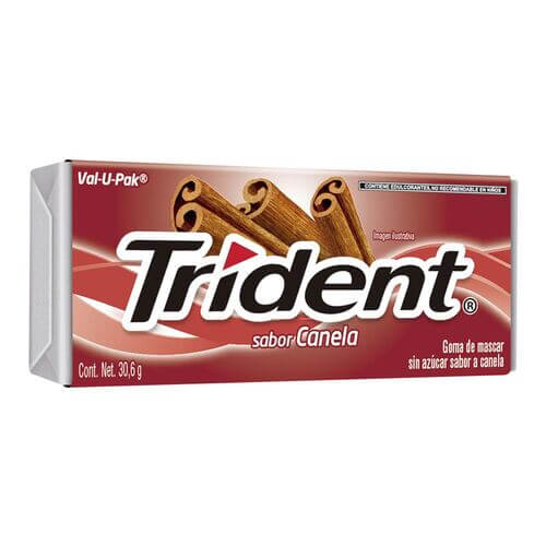 Trident Cartera Canela C/30.6g