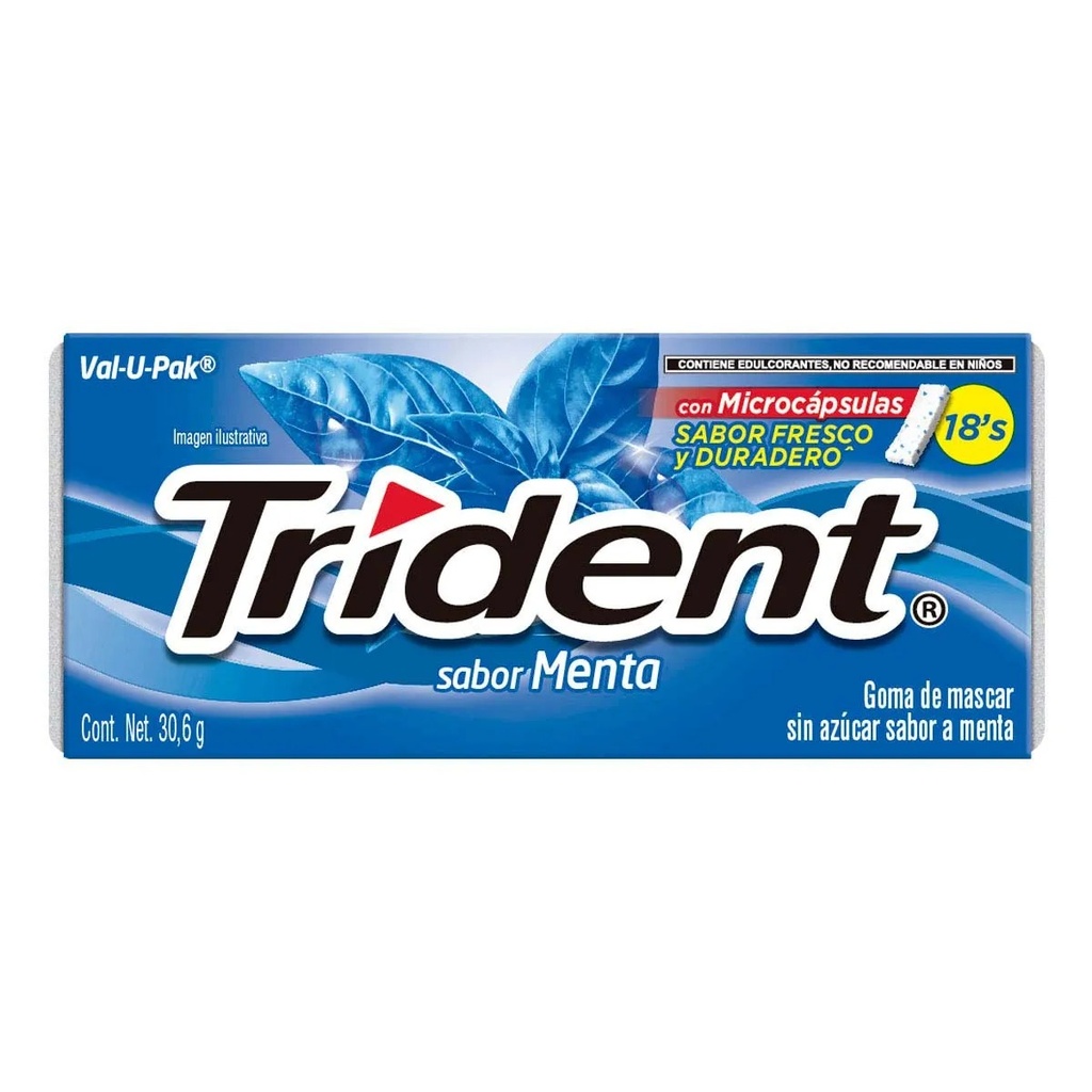 Trident Cartera Menta C/30.6g