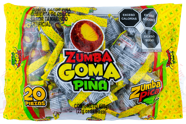 Zumba Goma Piña C/20