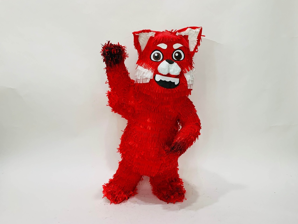Piñata Figura CH Panda Rojo