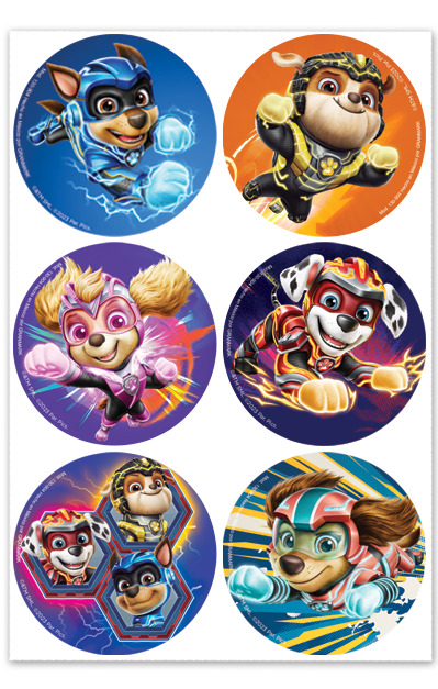Distintivos Paw Patrol Movie c/24