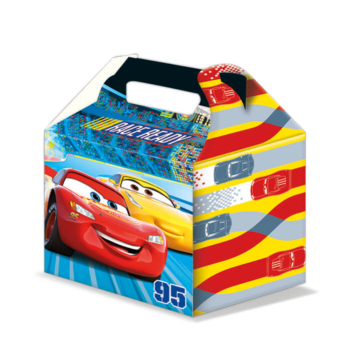 Caja Para Dulces Cars 3 C/6