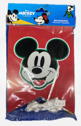 Banderin Mickey Clasico C/1