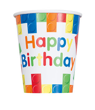 Vaso 9oz Block Party C/8