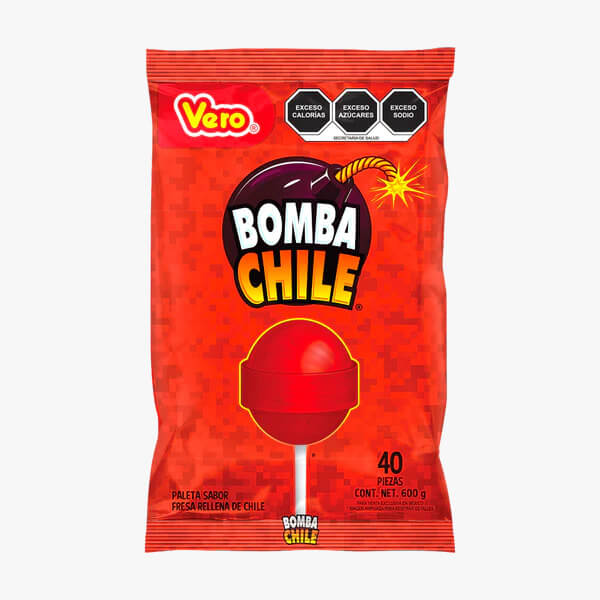 Paleta Bomba Chile C/40