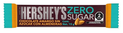 Hersheys Zero Con Almendra 15g