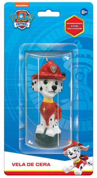 Vela Figura Paw Patrol C/1