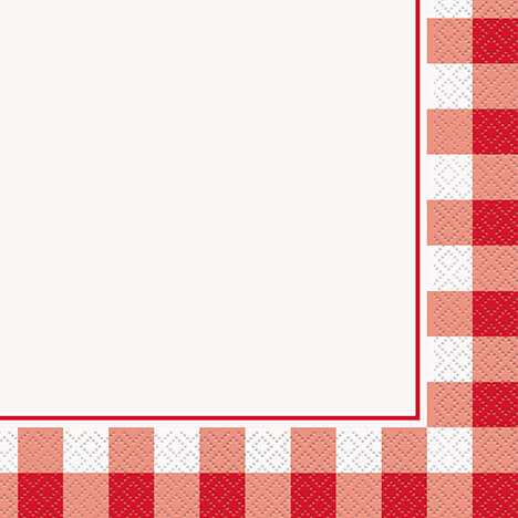 Servilleta G Red Gingham C/16