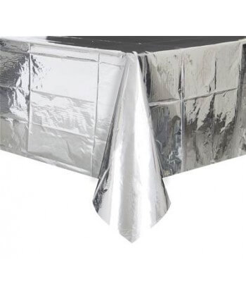 Mantel Foil Plata Metalico C/1