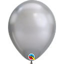 Globo 12" Latex Plata Chrome C/1