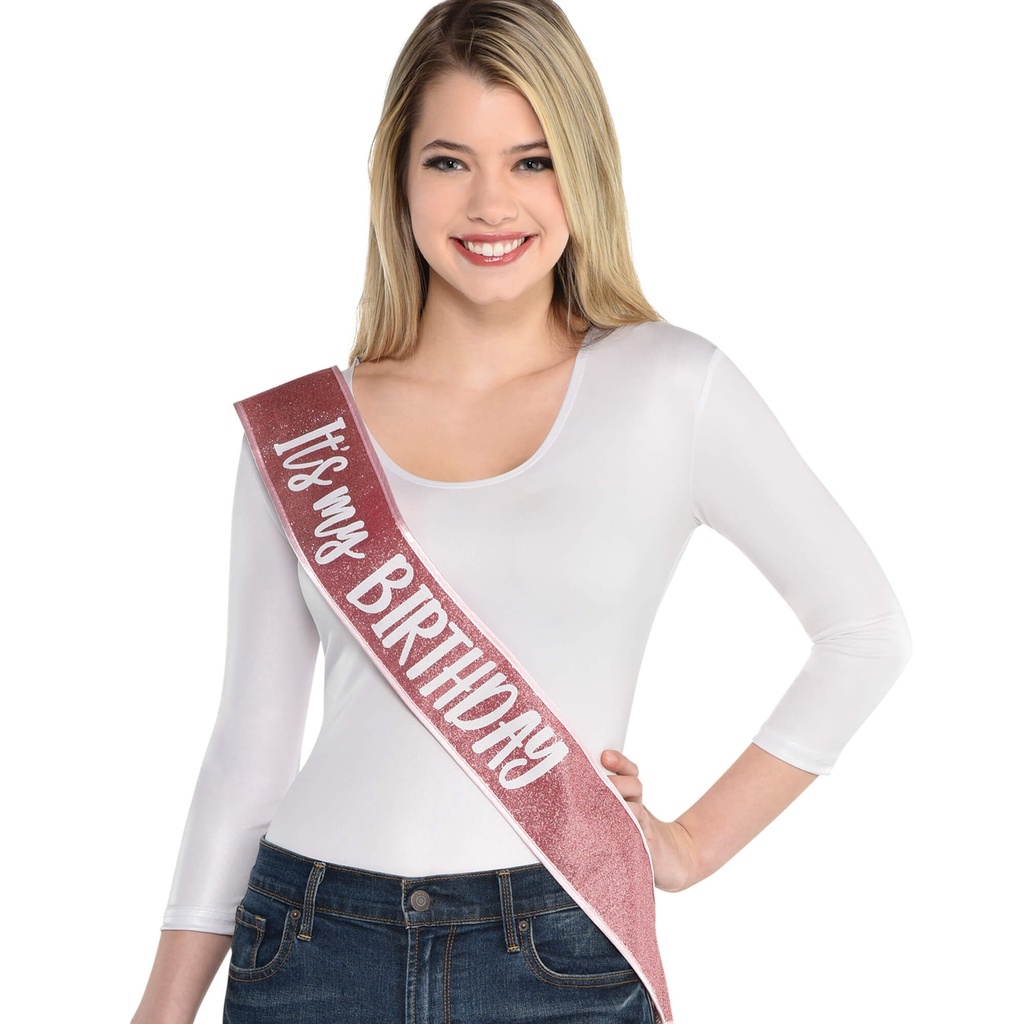 Sash Blush Birthday C/1