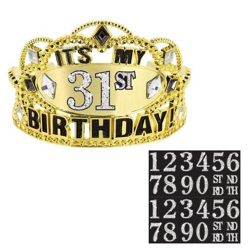 Tiara Sparkling Birthday Personalizable C/1