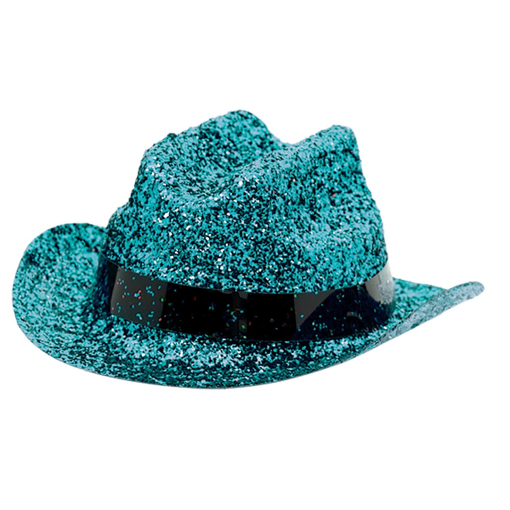 Mini Cowboy Hat Azul Turquesa C/1