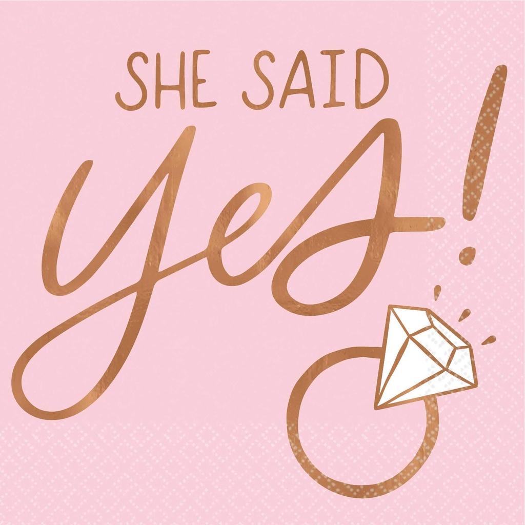 Servilleta CH She Said Yes C/1