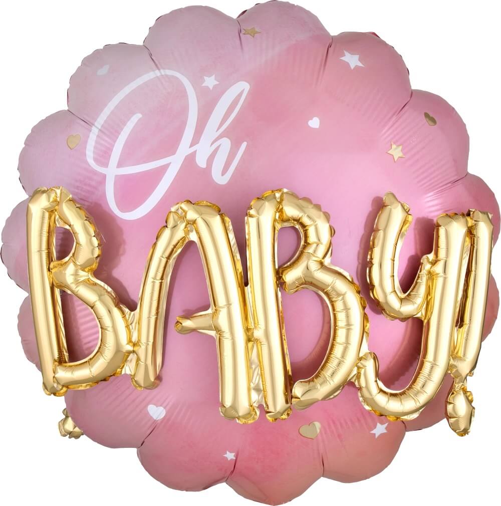 Globo 36" Oh Baby Pink C/1